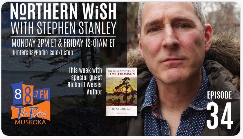 Photo of Richard Weiser on Northern Wish program with Stephen Stanley on Hunters Bay Radio